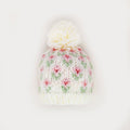 Bitty Blooms White Beanie Hat Baby & Kids
