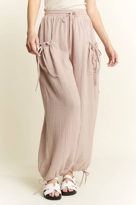 VINTAGE GAUZE JOGGER PANTS