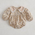 Toddler Baby Girl Floral Romper - Multiple Colors Available