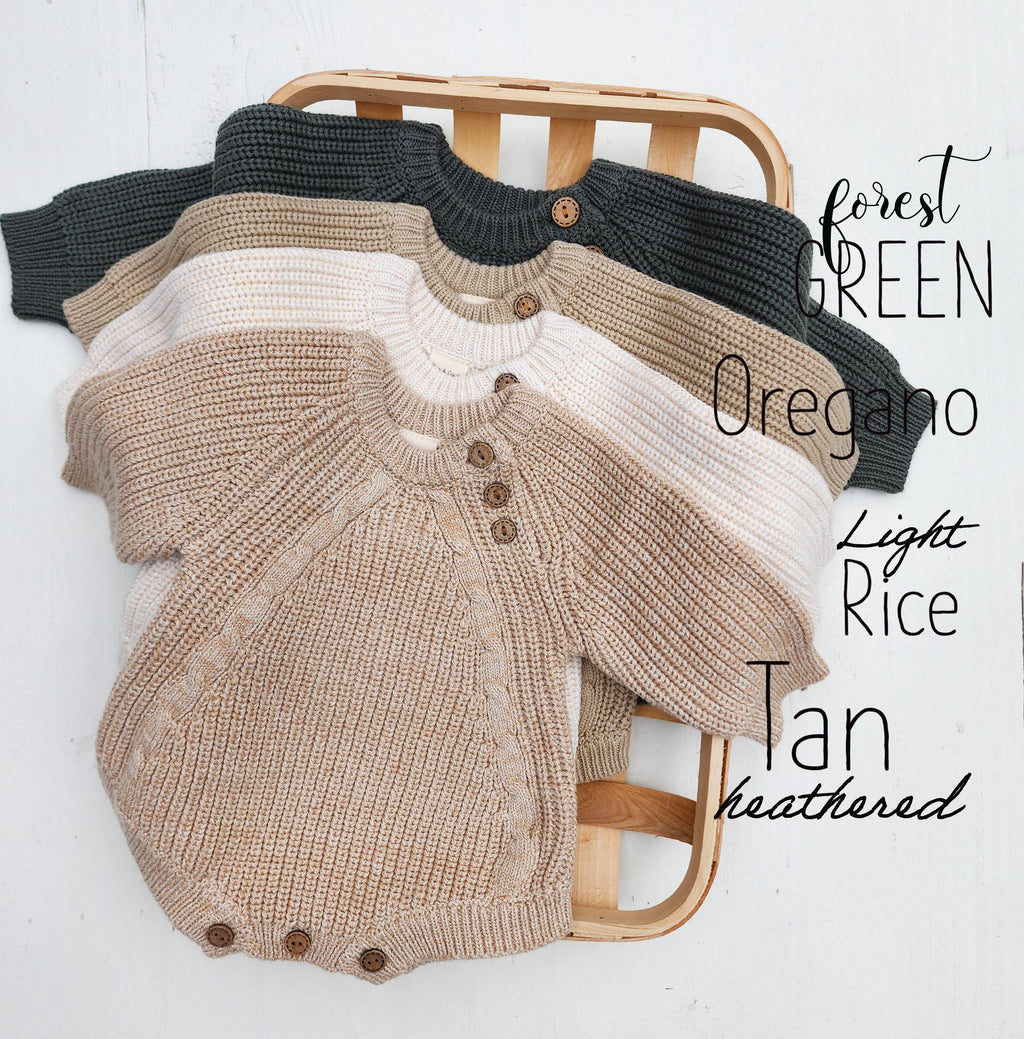 Elliot Knitted Sweater Romper