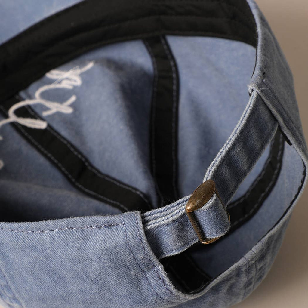 Salty Lettering Embroidery Baseball Cap