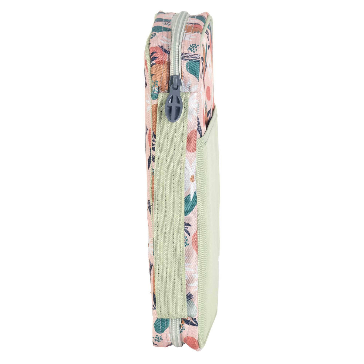 Bible Cover Floral With Cross Large