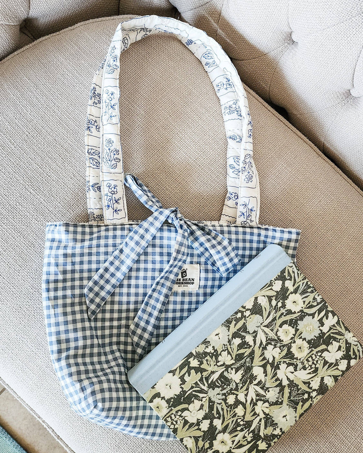 Fearfully and Wonderfully Made Cotton Quilted Tote Bag