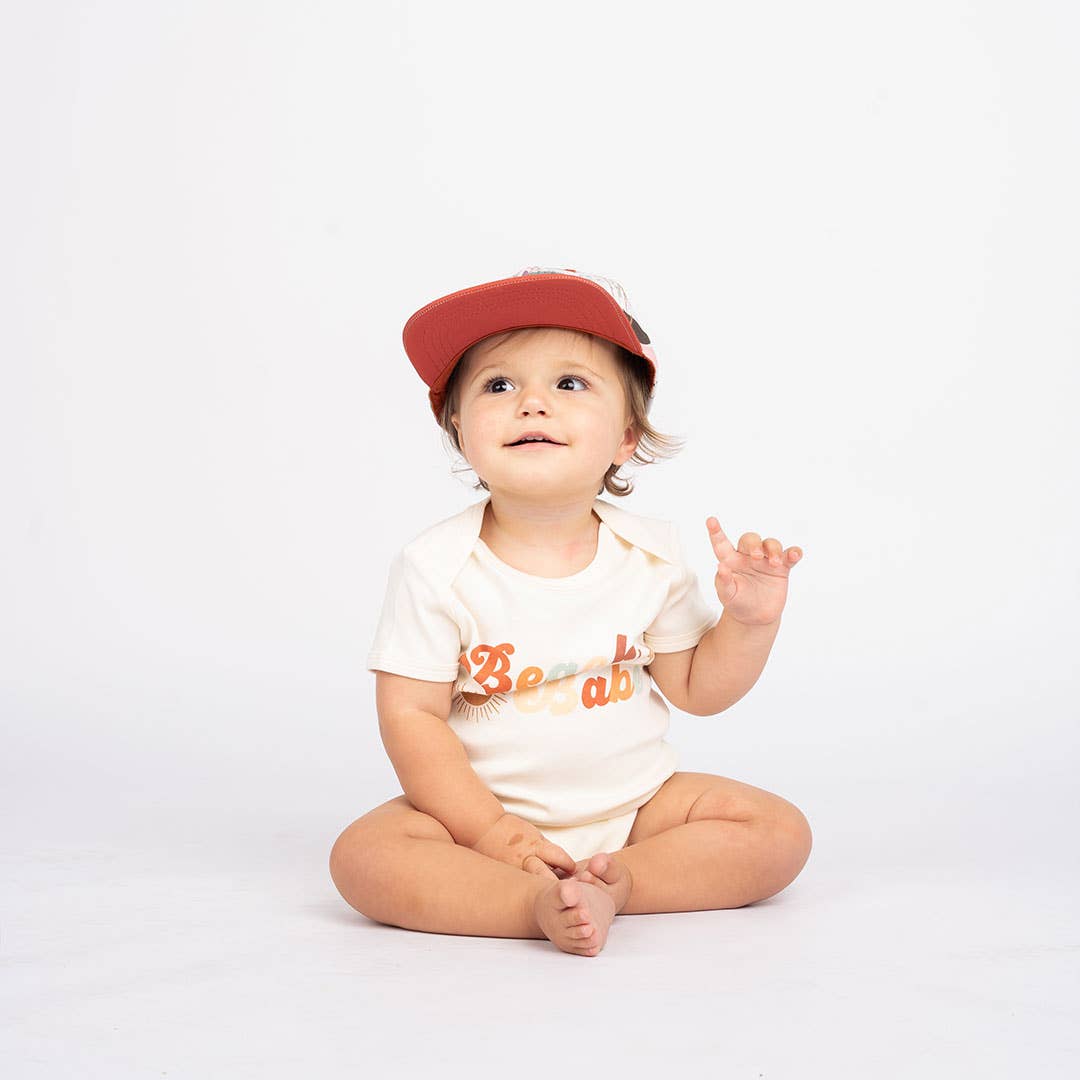 Beach Babe Summer Cotton Baby Onesie Bodysuit