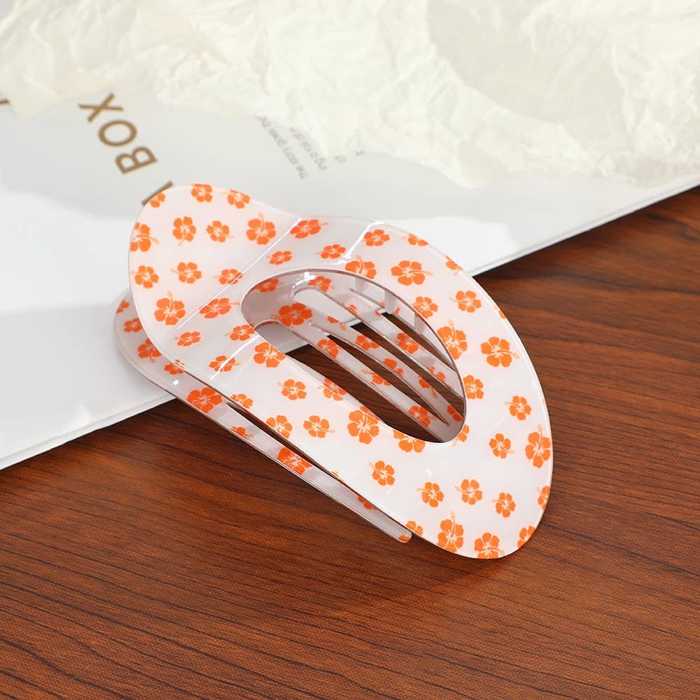 Jumbo Lay Flat Oval Hair Claw Clips Secure Styling | 40H1049