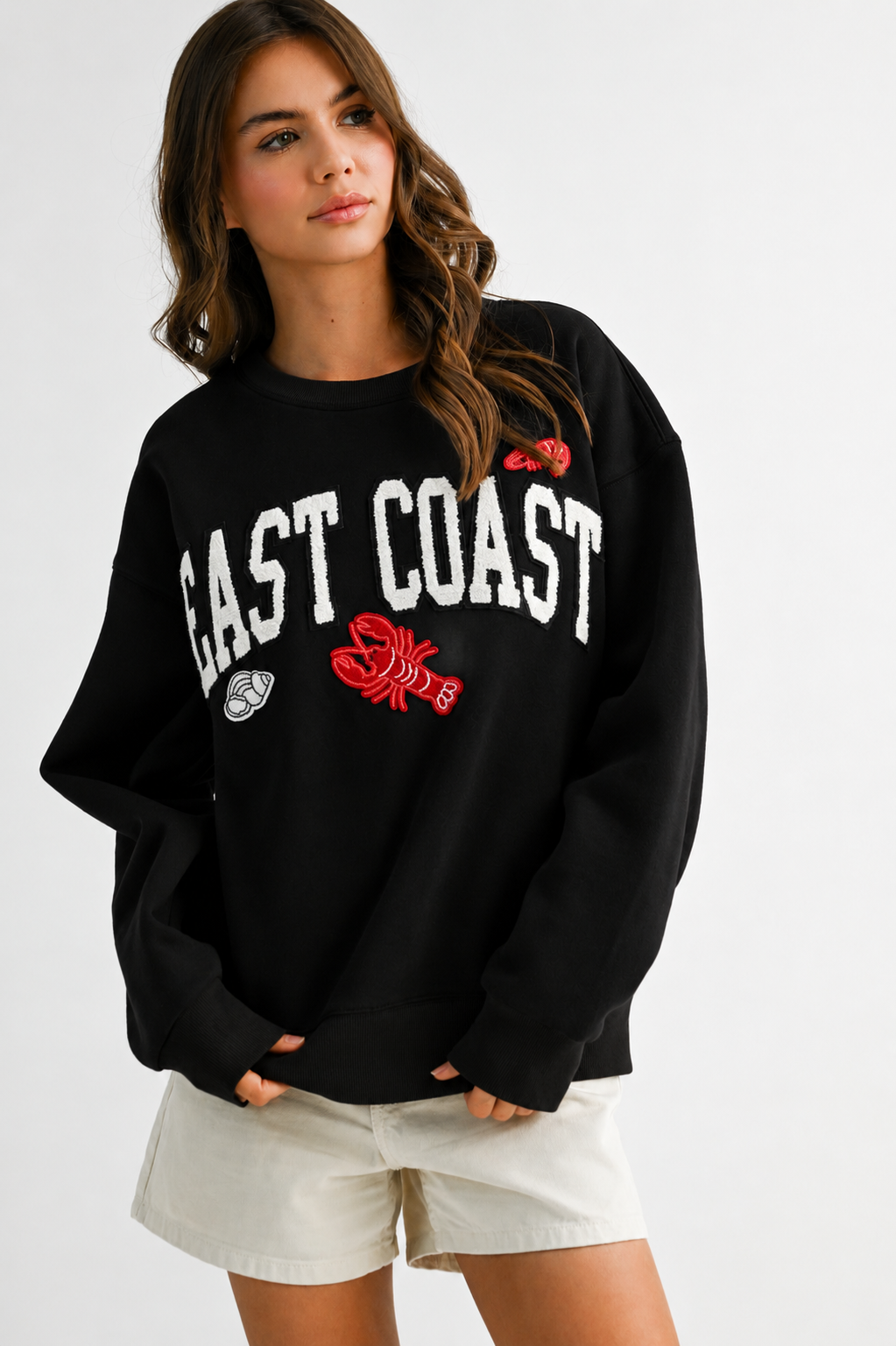 9134GK Modern Vintage Graphic Fleece Pullover 2
