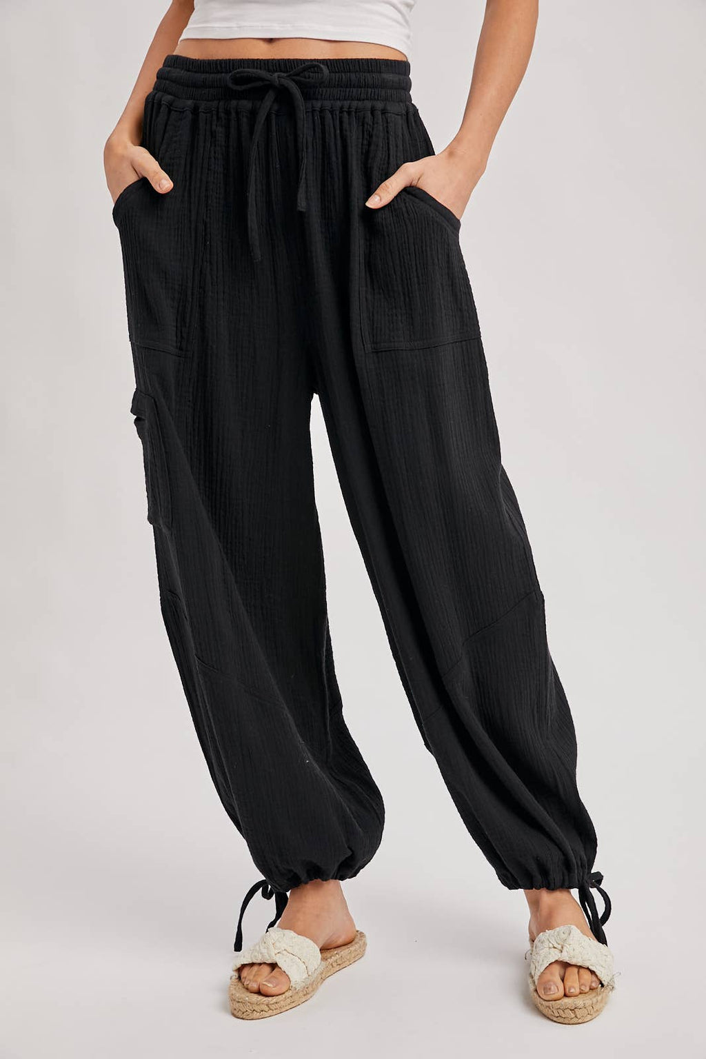 JOGGER HAREM DRAWSTRING PANTS