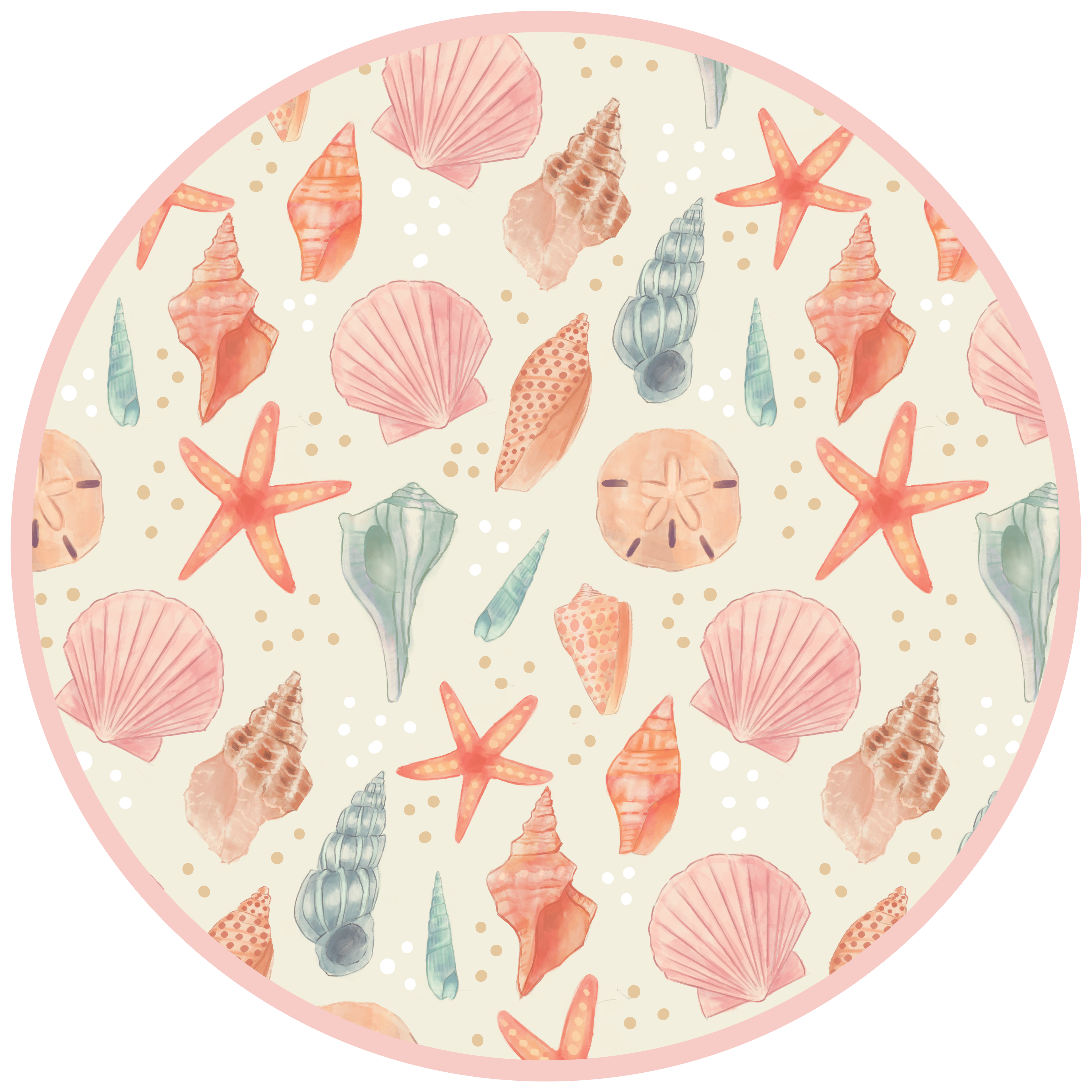 Sandy Seashells Beachy Kids Bamboo Sundress