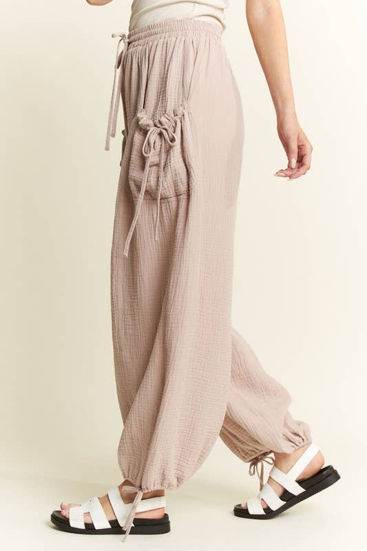 VINTAGE GAUZE JOGGER PANTS