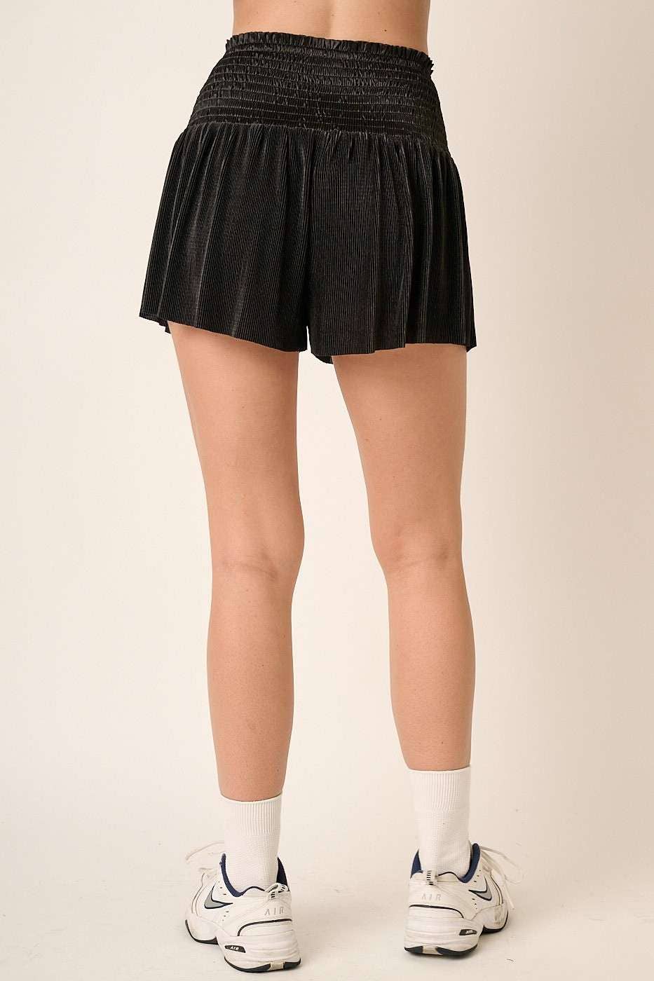 H70340A-SMOCKED SHORTS