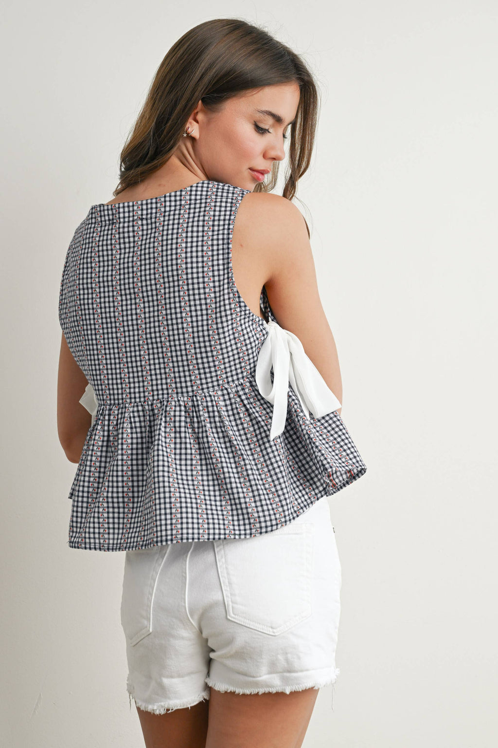 Sky Meadow Peplum Top - BMT7750