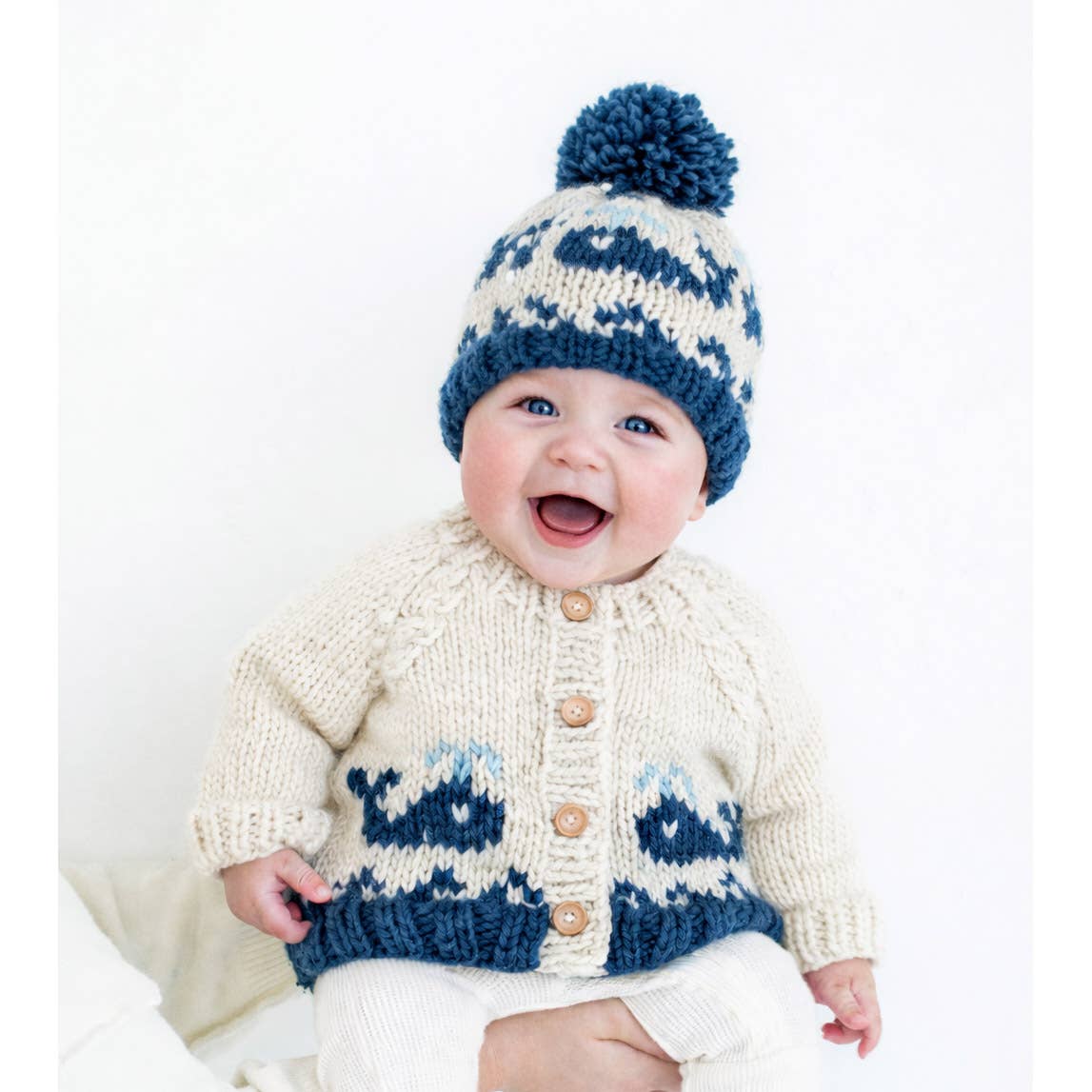 Whale Cardigan Sweater for Baby & Toddler