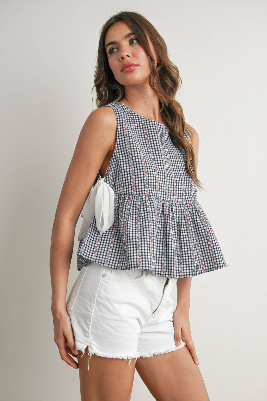Sky Meadow Peplum Top - BMT7750