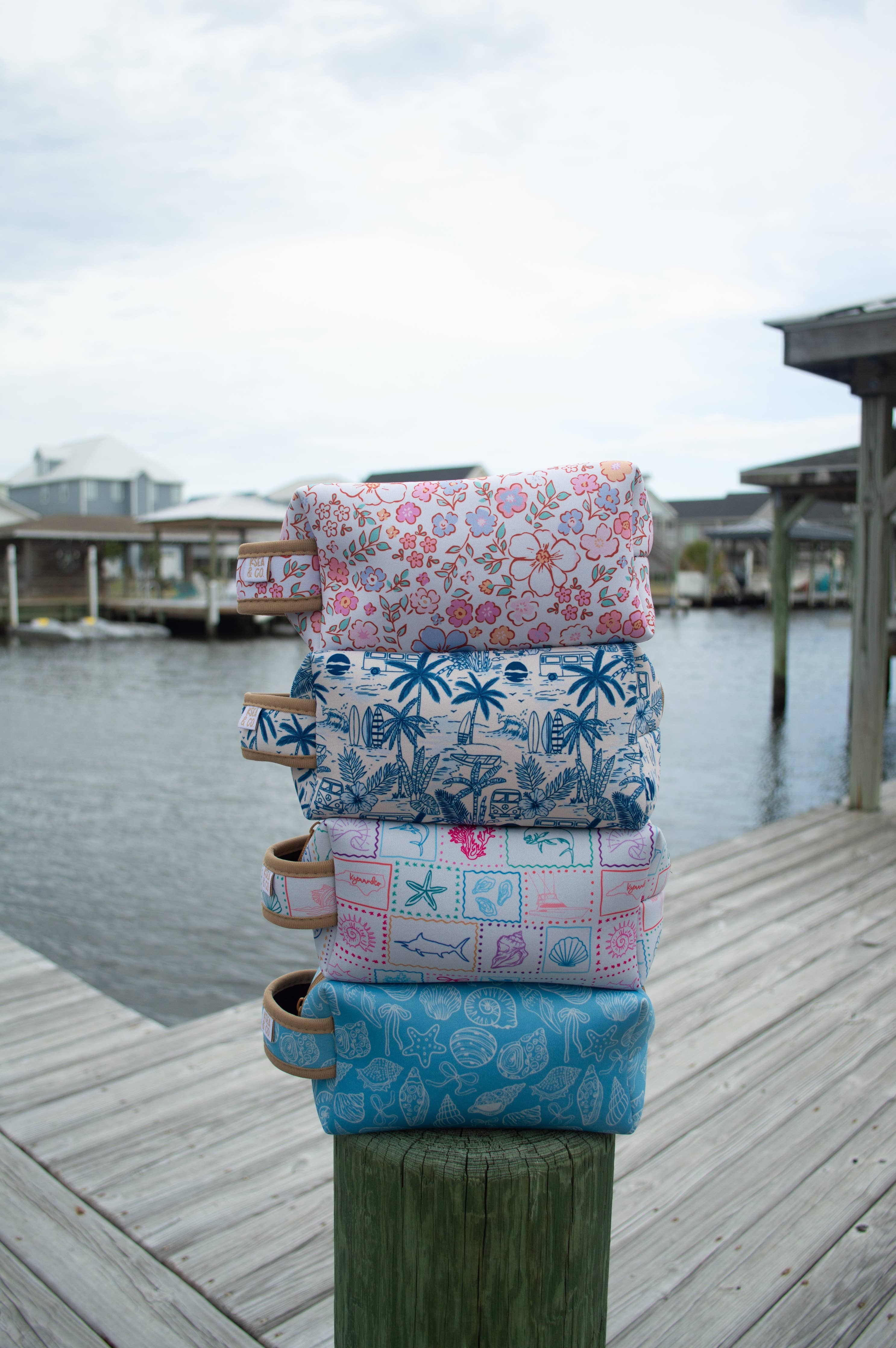 Coastal Chic Cosmetic Pouch
