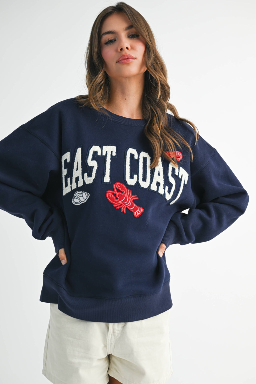 9134GK Modern Vintage Graphic Fleece Pullover 2