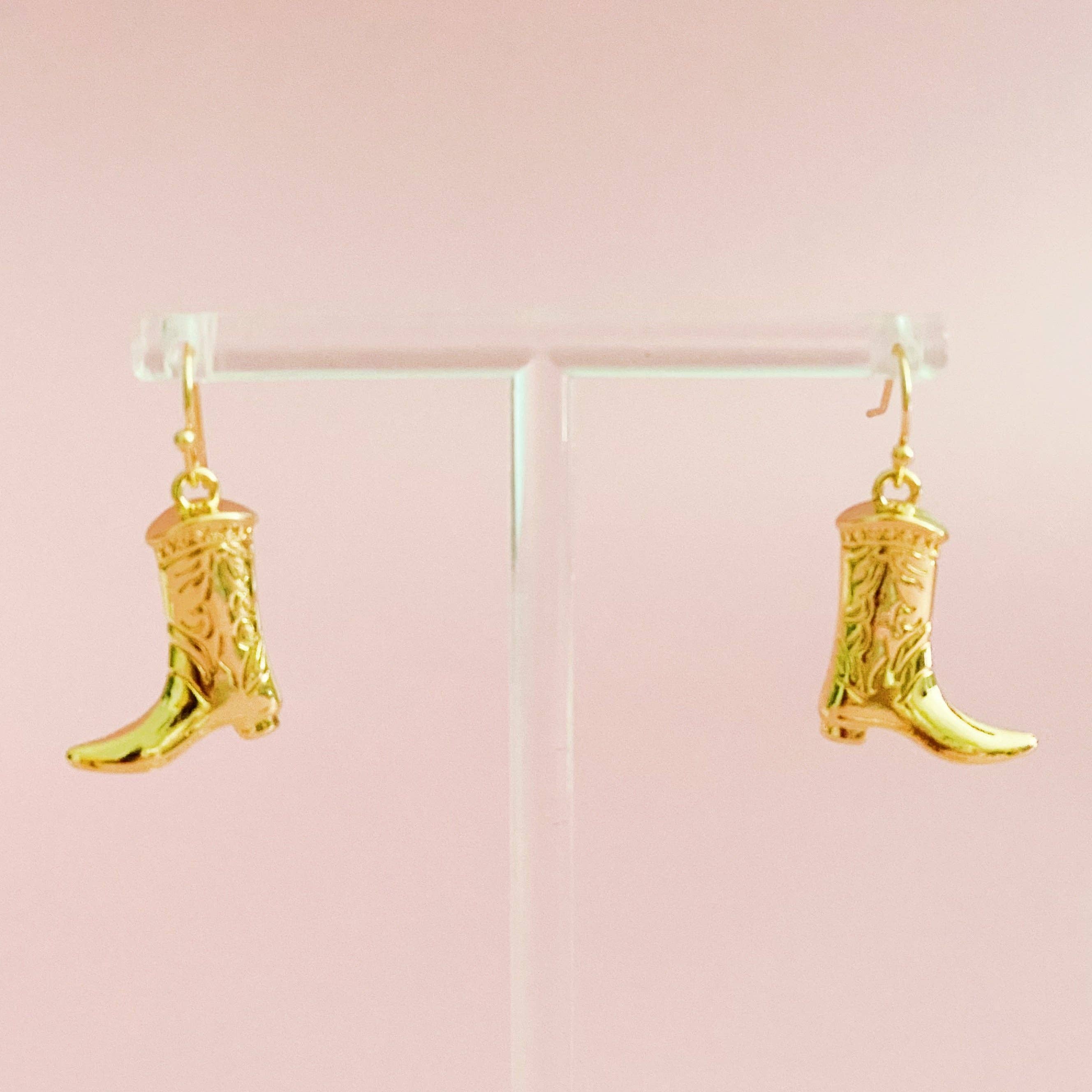 Cowgirl Bootie Dangle Earring