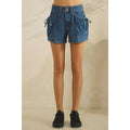 Denim Shorts with Pocket Detail