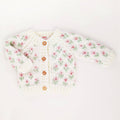 Bitty Blooms White Cardigan Sweater Baby & Toddler