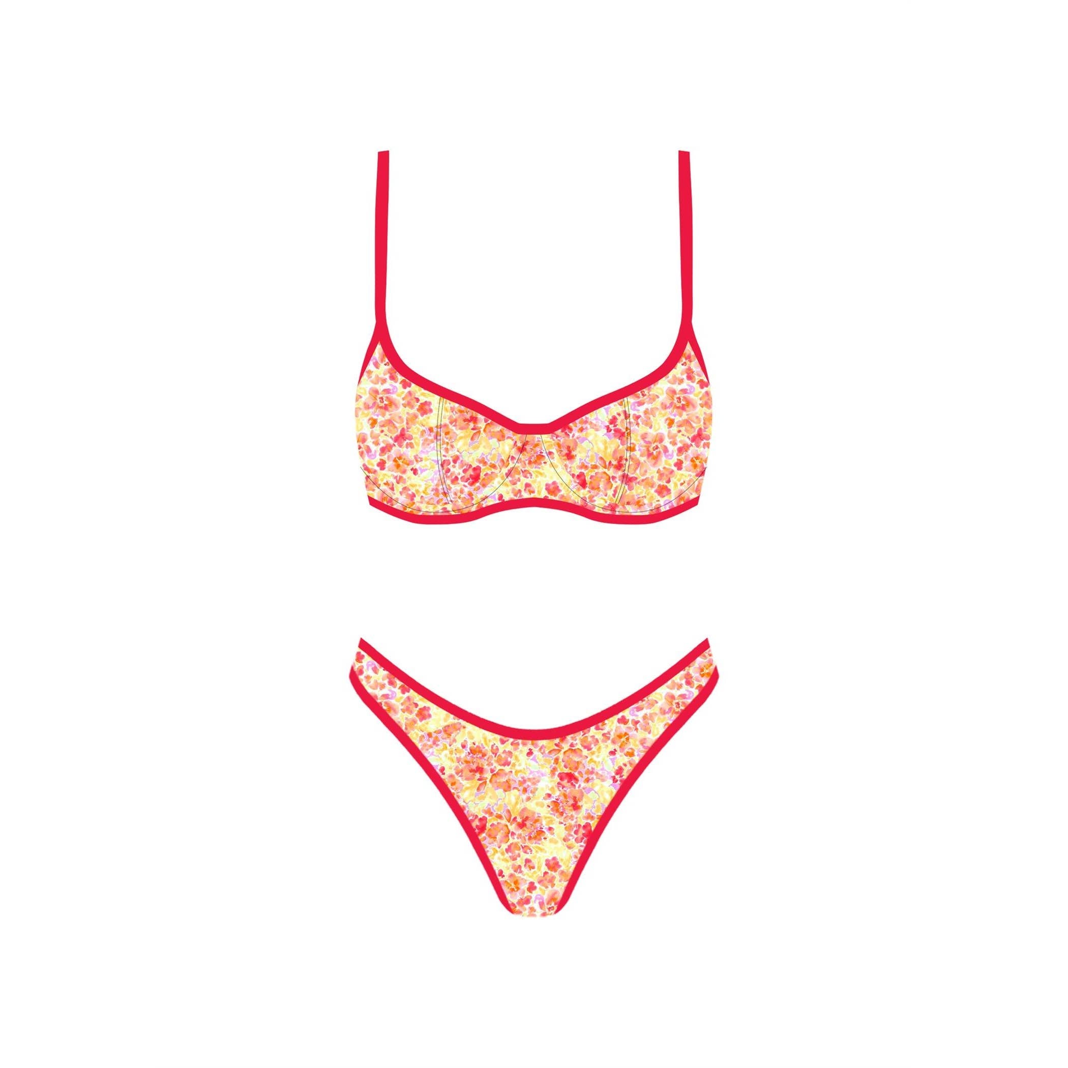 Seaside Picnic Bikini Set