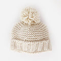 Natural Garter Stitch Beanie Baby & Kids