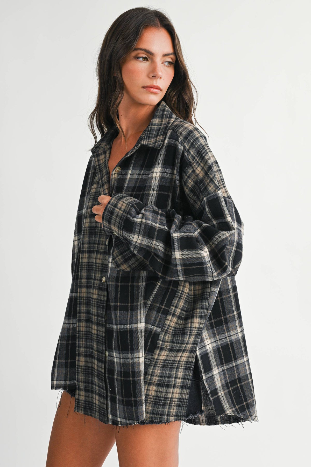 8376EN Kambrie Plaid Flannel Shirt