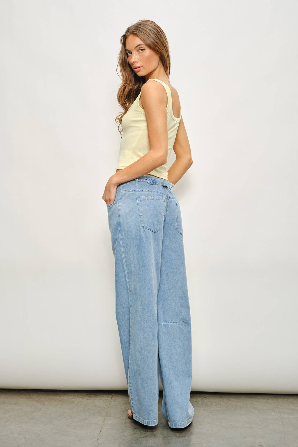 ELIN STARFISH BEADED RIBBED TANK TOP