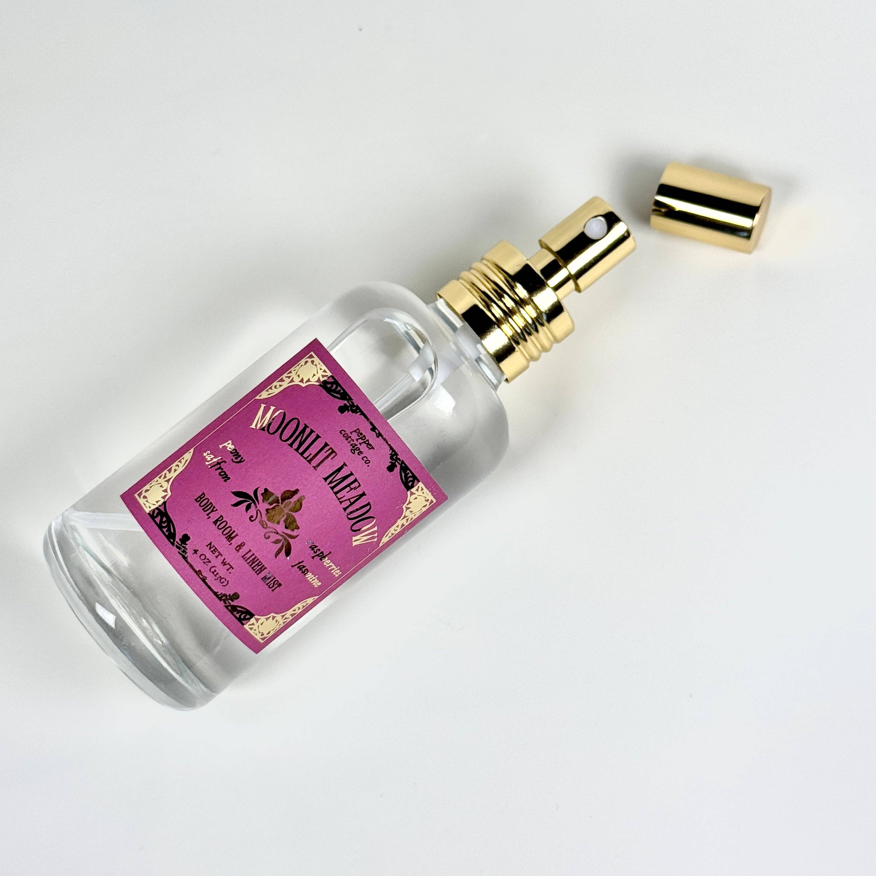 Moonlit Meadow 4 oz Body & Home Mist | Peony, Saffron, Raspberries, Jasmine | Daydream Collection Spring Body Mist