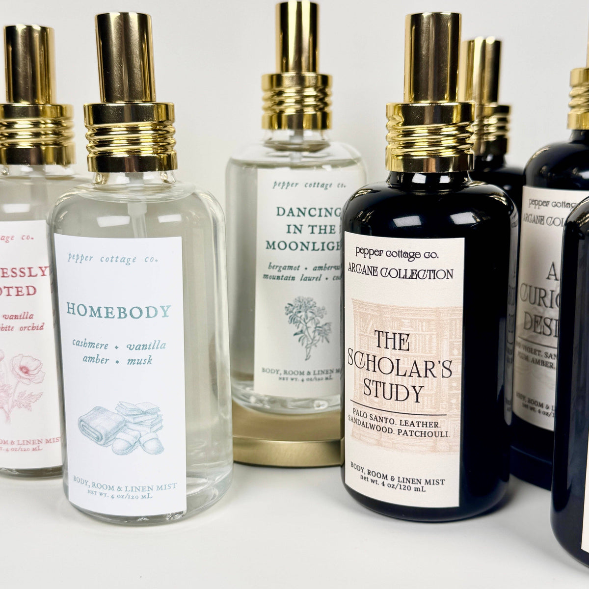 Hopelessly Devoted 4 oz Body, Room, and Linen Mist | Poppy, Pear, Orchid, Vanilla | Floral, Fruity Feminine Body & Room Mist
