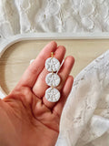 Sand Dollar Clay Earrings