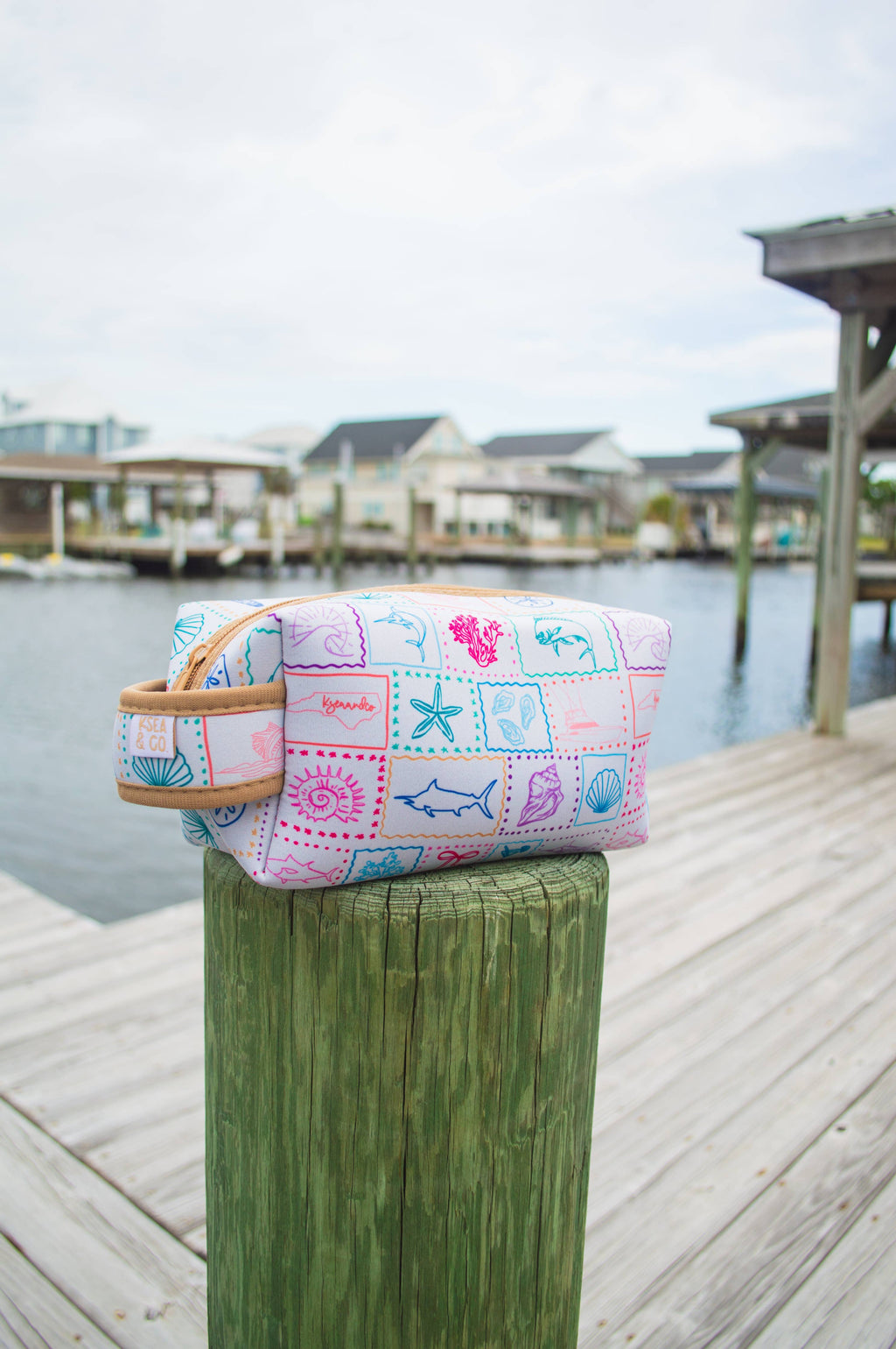 Coastal Chic Cosmetic Pouch
