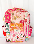 Pink City Patchwork | Quilted Backpack