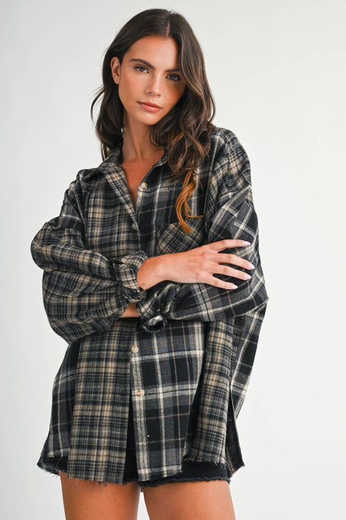 8376EN Kambrie Plaid Flannel Shirt