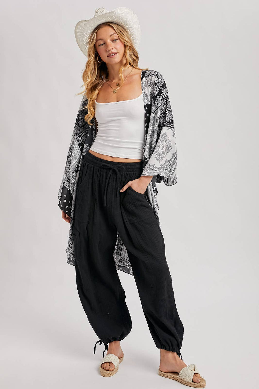 JOGGER HAREM DRAWSTRING PANTS