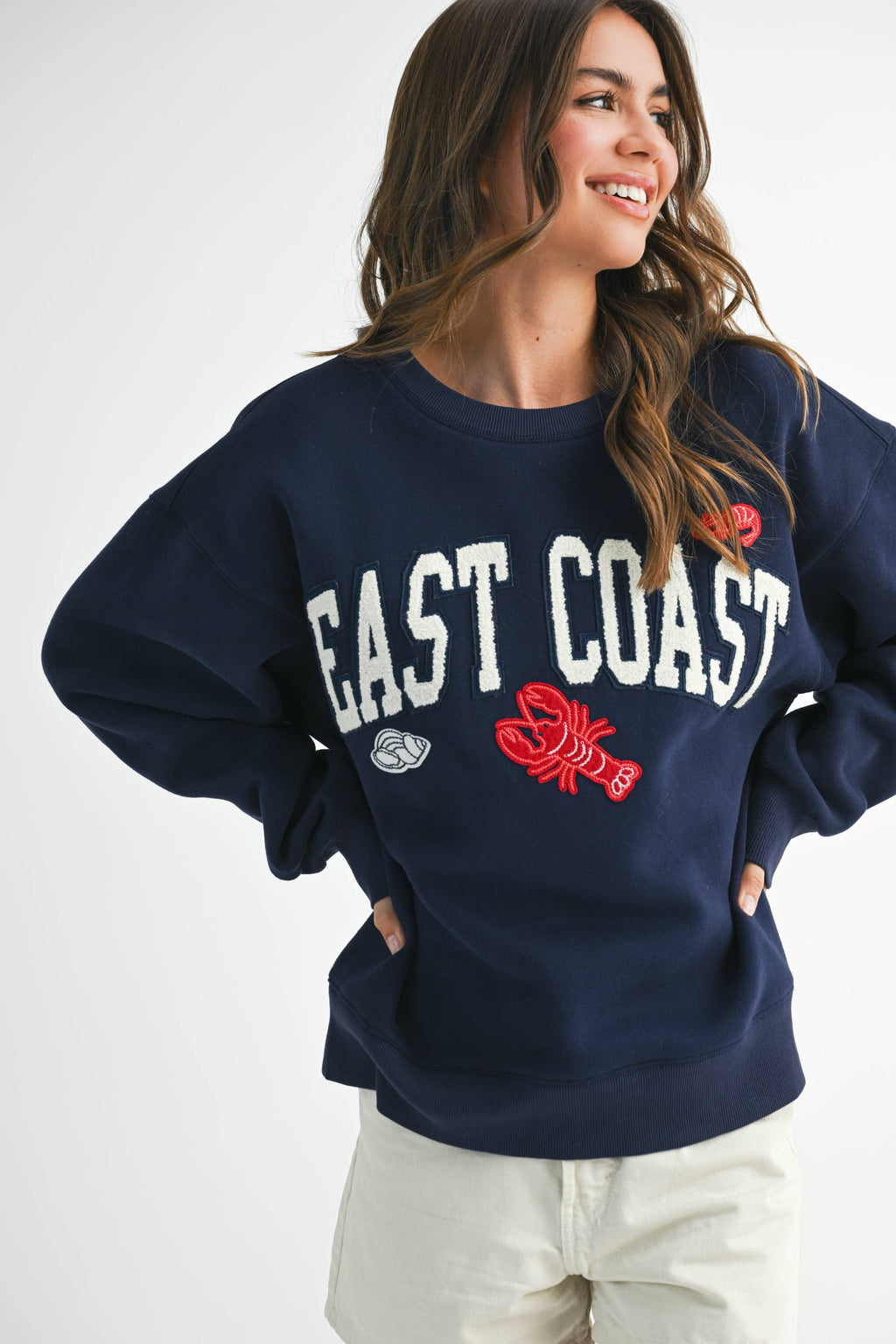 9134GK Modern Vintage Graphic Fleece Pullover 2