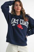9134GK Modern Vintage Graphic Fleece Pullover 2